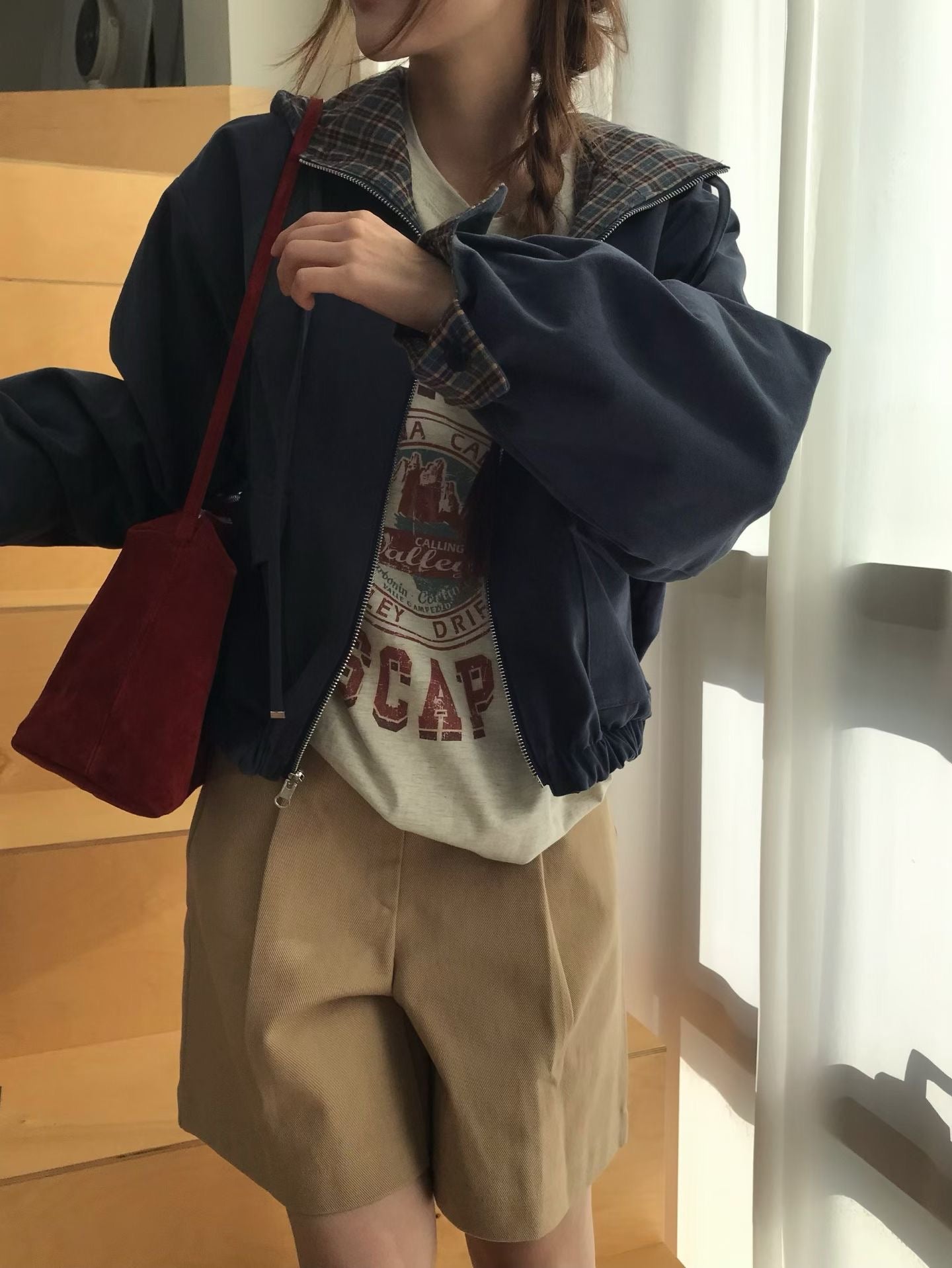 MS51065 Two ways reversible jacket