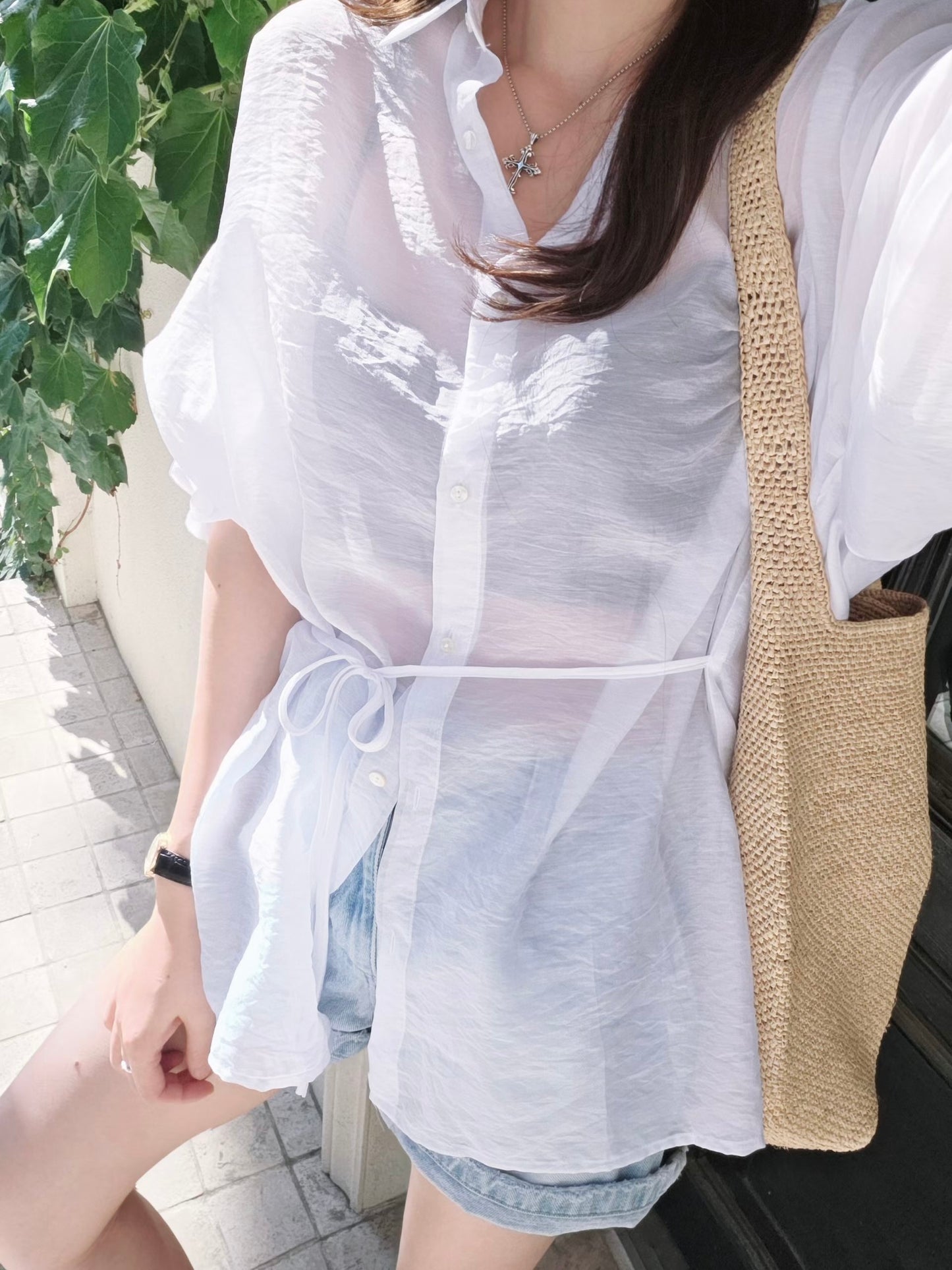 MS60602 Sunday airy tencel blouse