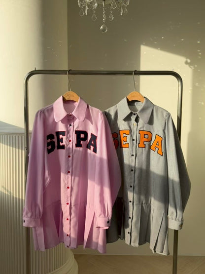 MS60250 Varsity shirt dress