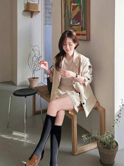 MS60332 Luxe suit skorts