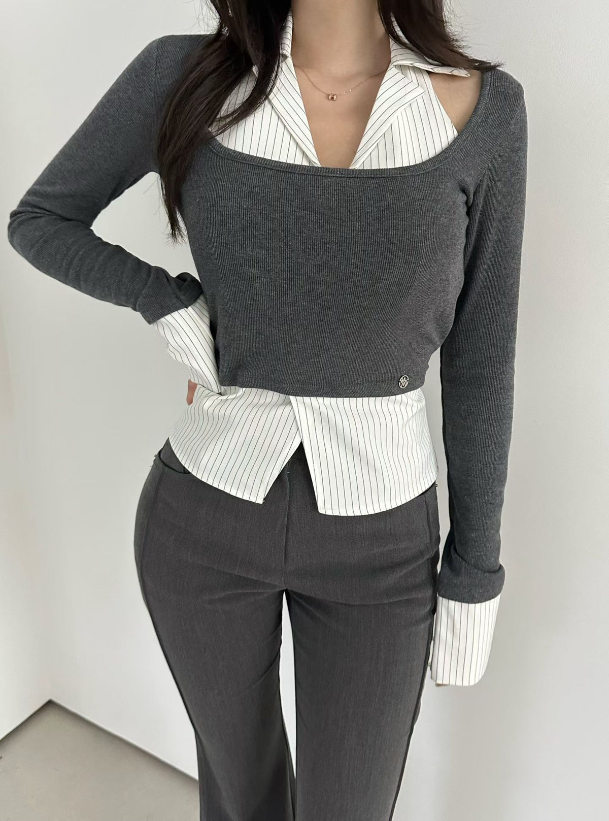 MS60921 Nymph collar blouse