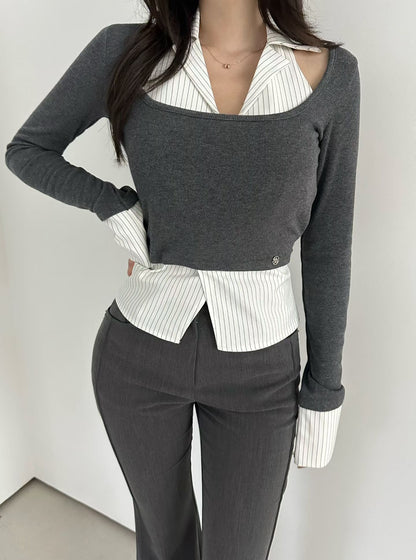 MS60921 Nymph collar blouse