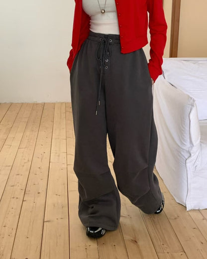 MS51108 Vintage tie joggers pants