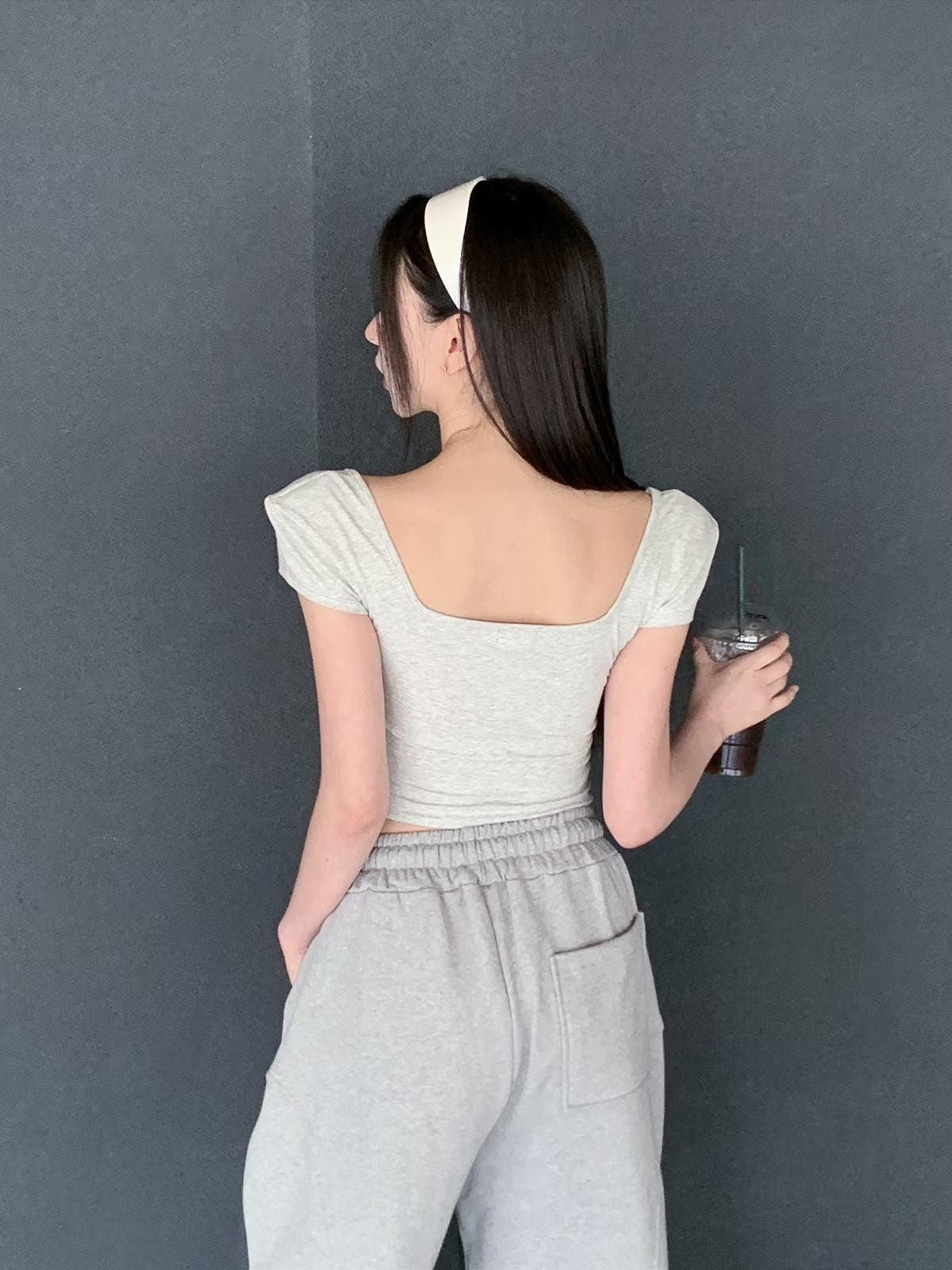 MS60415 Sculpt square neck tee