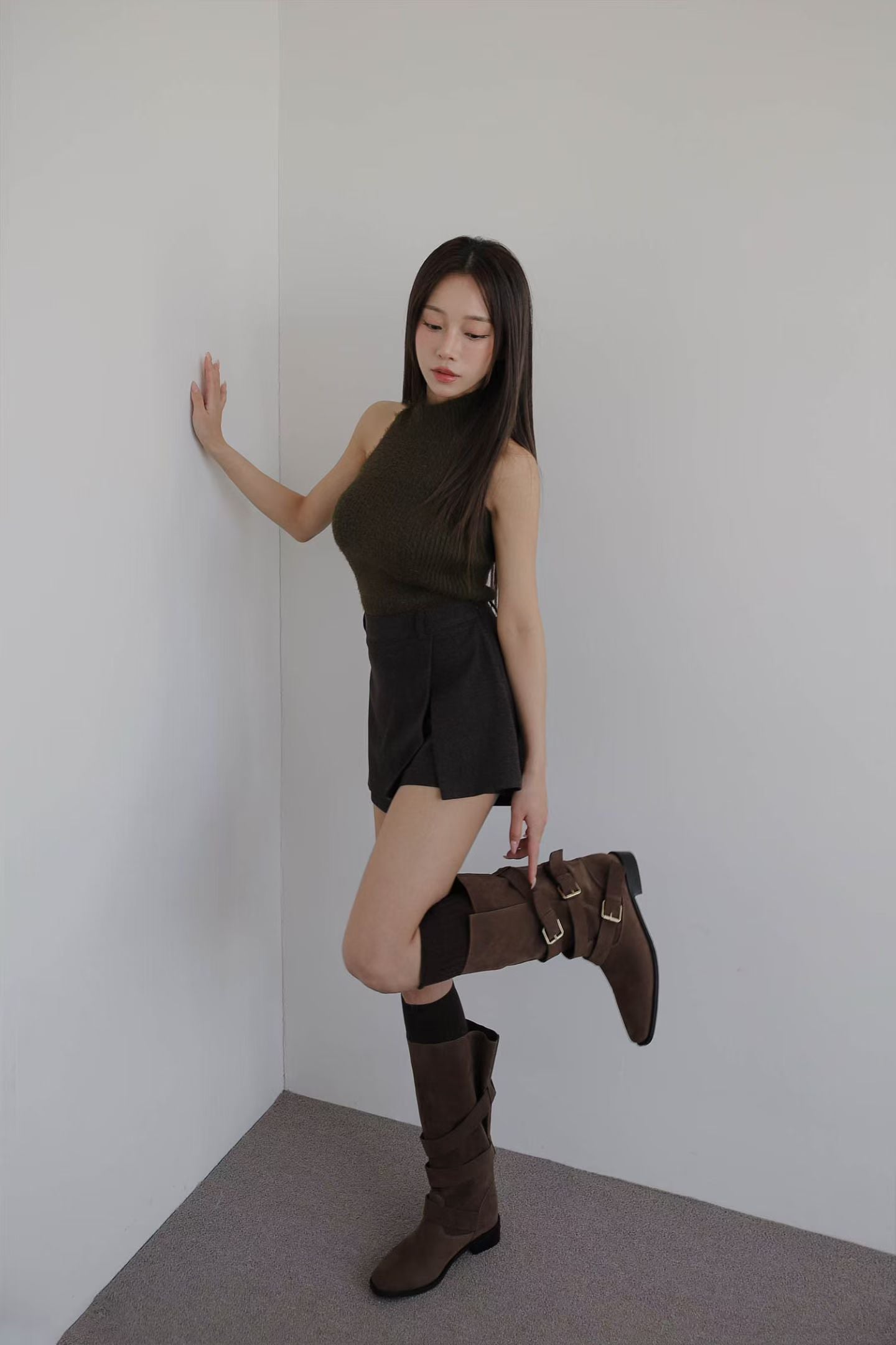 MS51133 Slit short pants