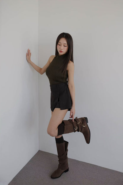 MS51133 Slit short pants