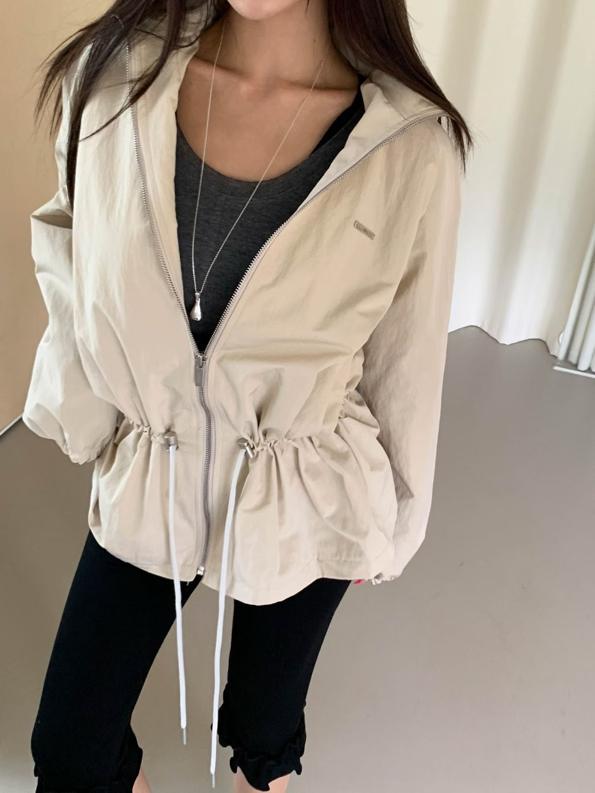 MS60915 Helen hoodie blazer outer