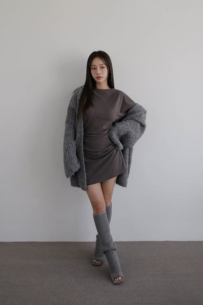 MS51220 Loose knit cardigan