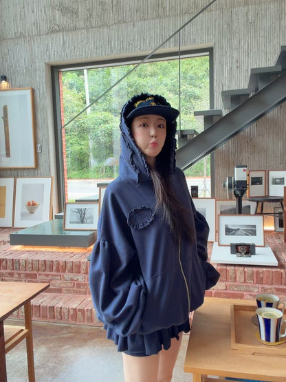 MS60930 Jiyoon sweet hoodie set
