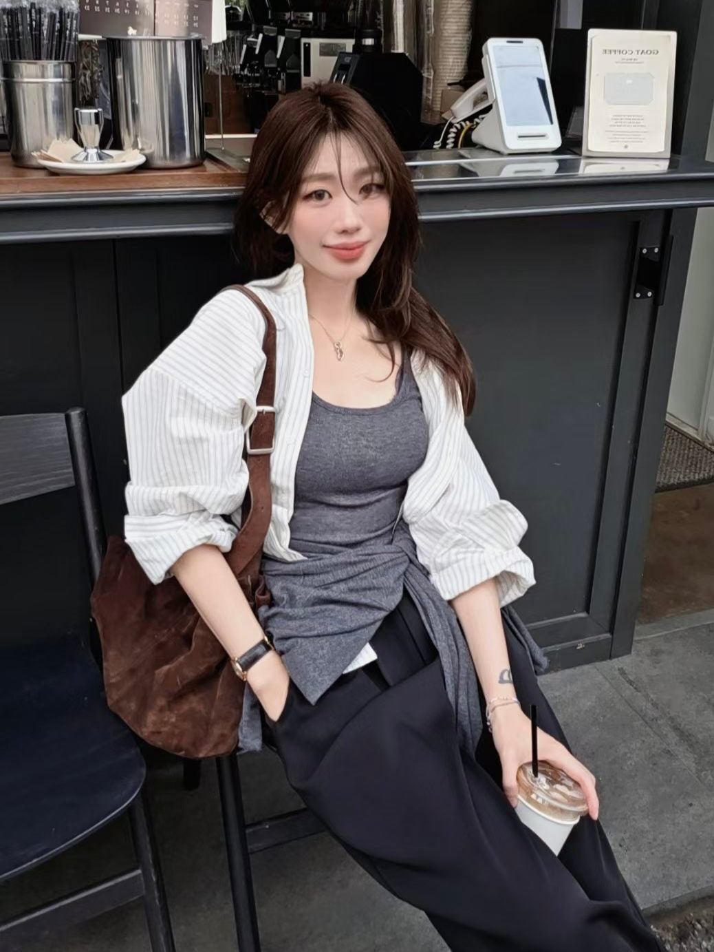 MS60920 Signature stripes blouse