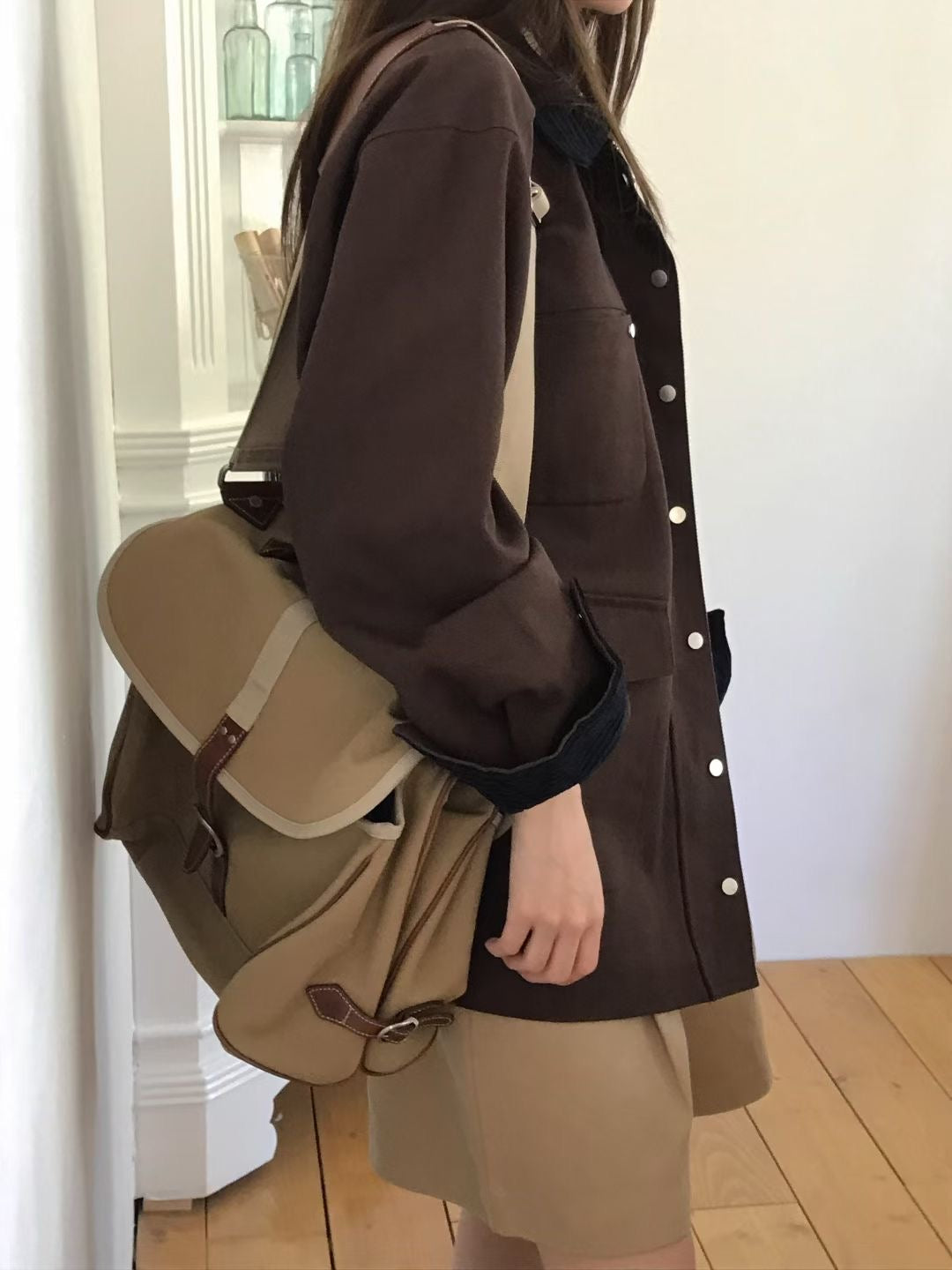 MS50957 Autumn dual colors mix jacket