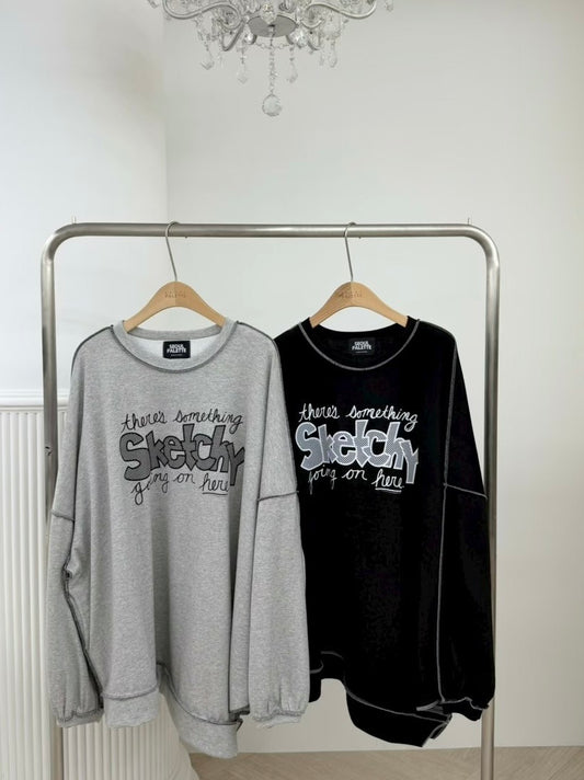 MS60242 Sketchy mood sweatshirts