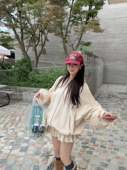 MS60930 Jiyoon sweet hoodie set