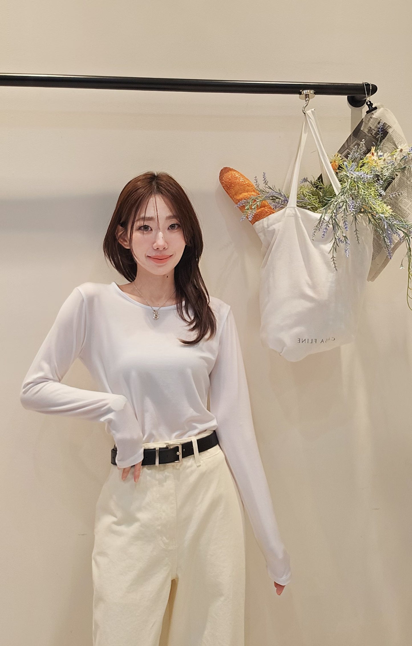 MS60320 Tencel basic tee