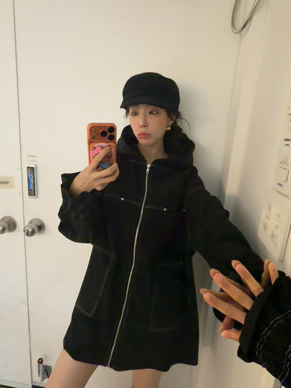 MS51214 Amy hoodie one piece jumper