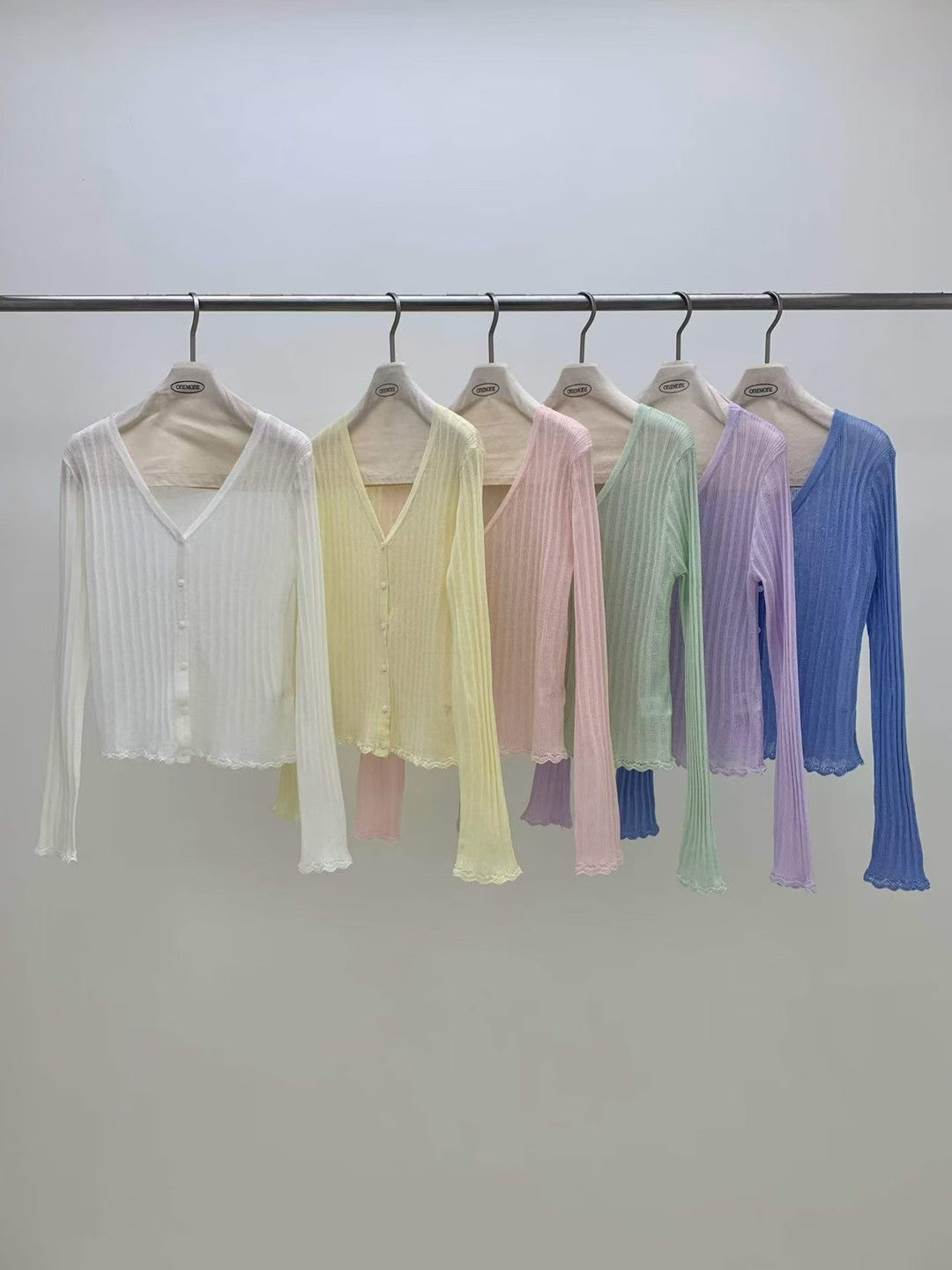 MS60442 Soft veil knit cardigan