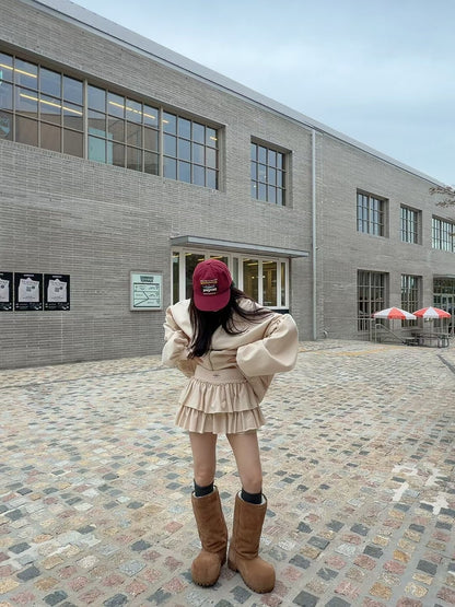MS60930 Jiyoon sweet hoodie set