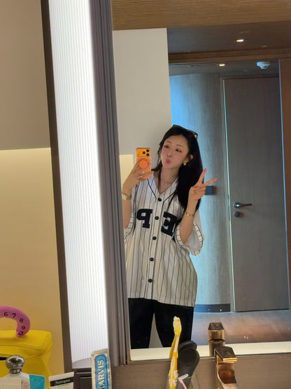 MS60705 Baseball style oversized top