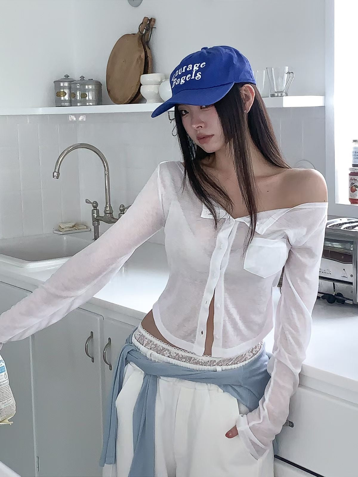MS60430 Airy tencel long sleeve