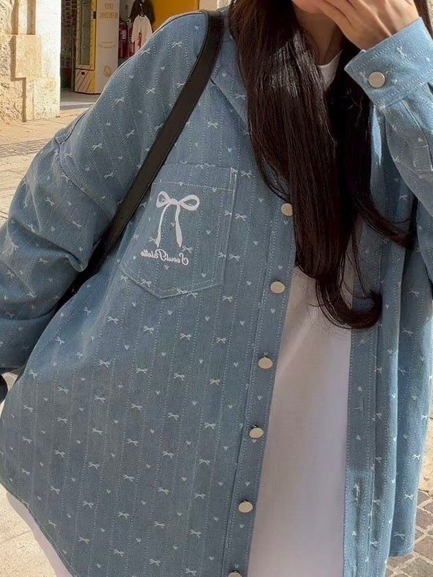 MS60254 Soft blue ease shirt
