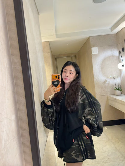 MS60929 Camo hoodie set
