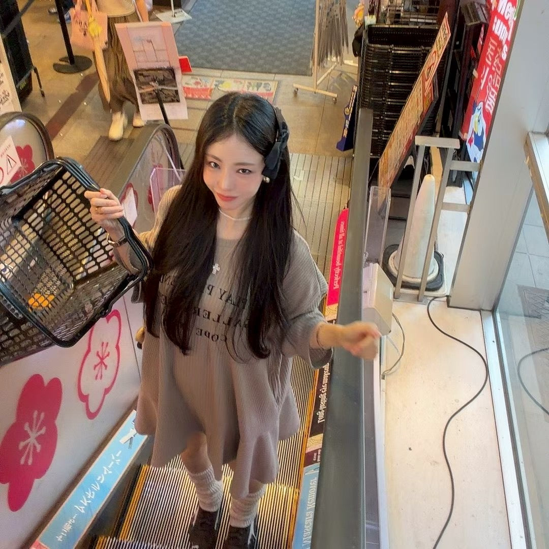 MS51073 Corduroy knit one piece