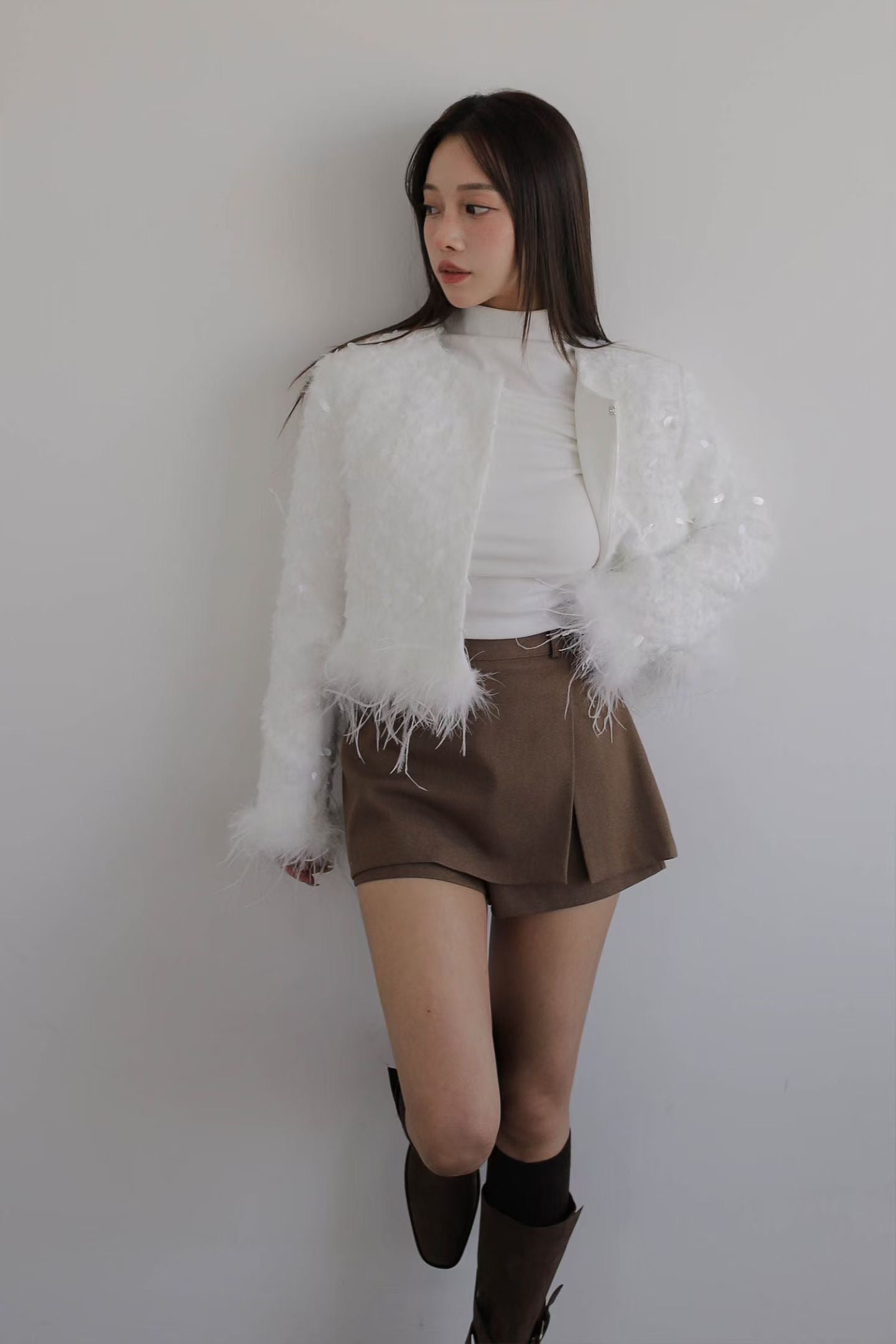 MS51133 Slit short pants