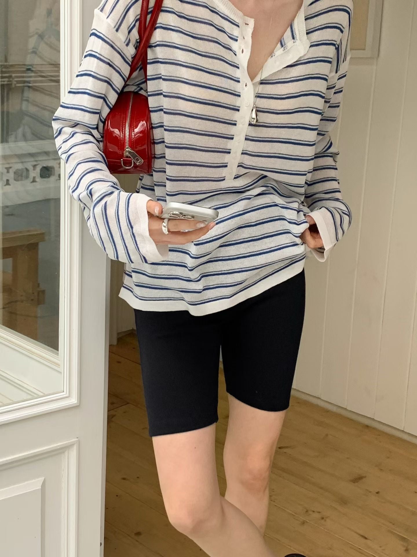 MS60455 Daily stripes long sleeve