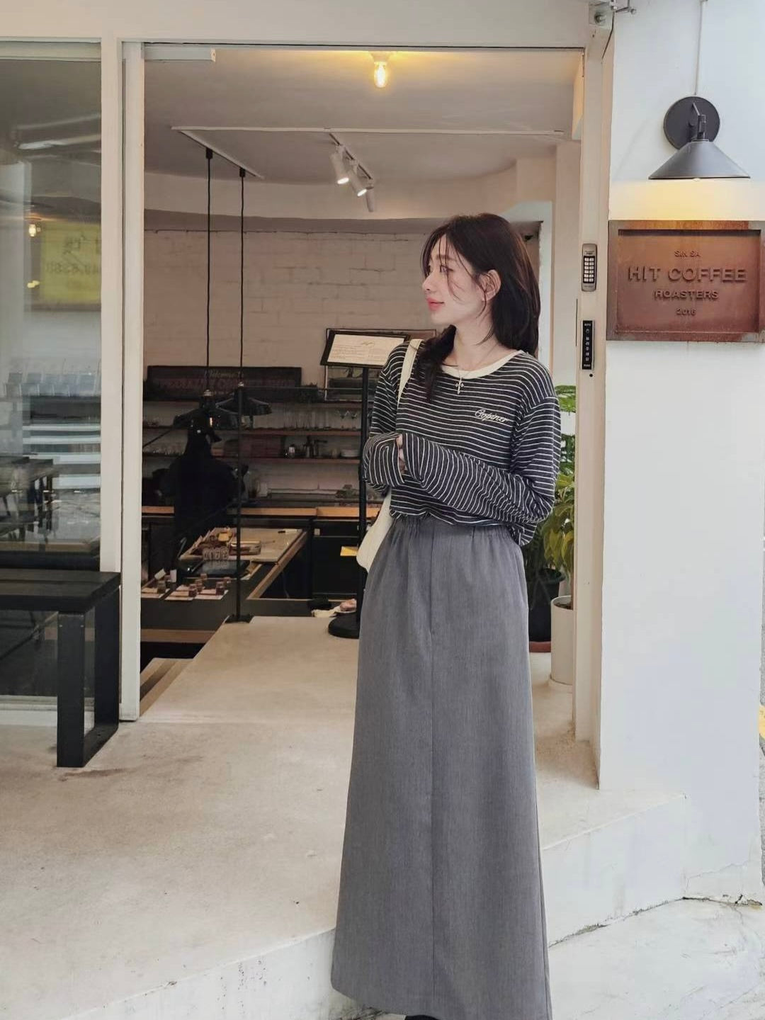 MS51079 Mochi signature stripes top