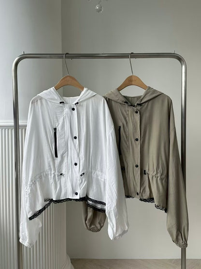 MS60931 Nylon rain coat jacket