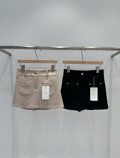 MS60208 Dual pockets skort
