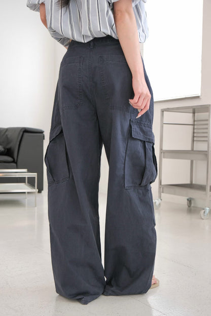 MS60634 Retro wide trousers