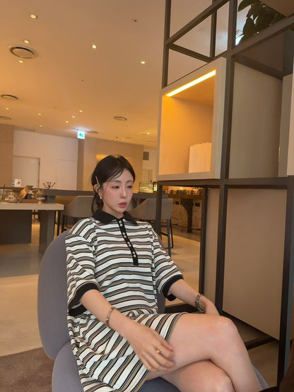 MS60540 Polo stripes dress