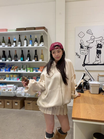 MS60930 Jiyoon sweet hoodie set