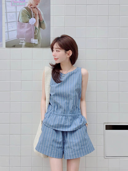 MS60623 Summer linen stripes set