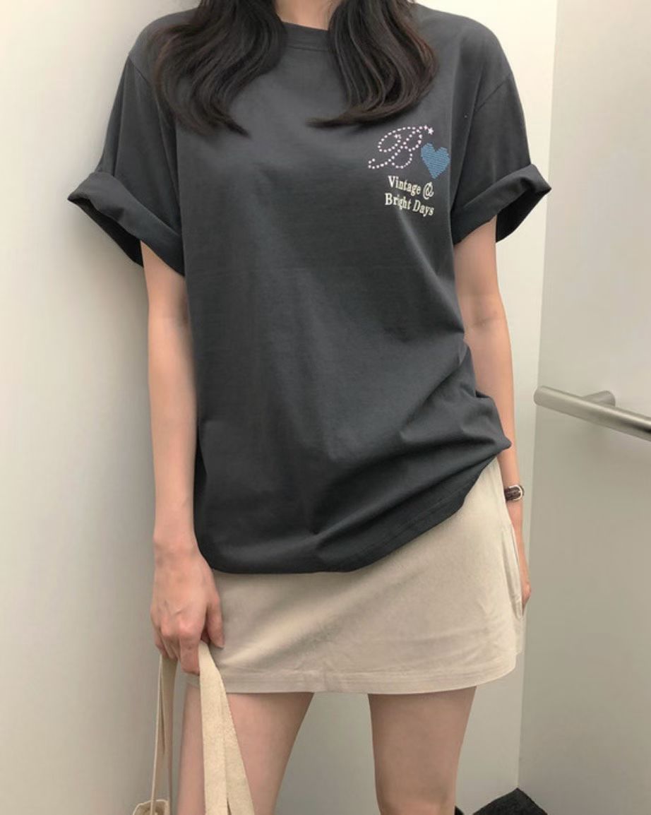 MS60926 Heart shape back tshirt