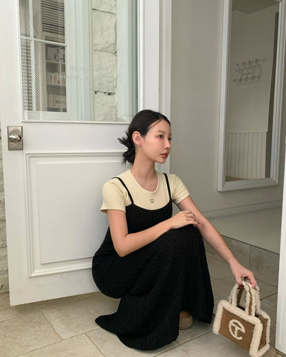 MS51238 Mini heart crop top