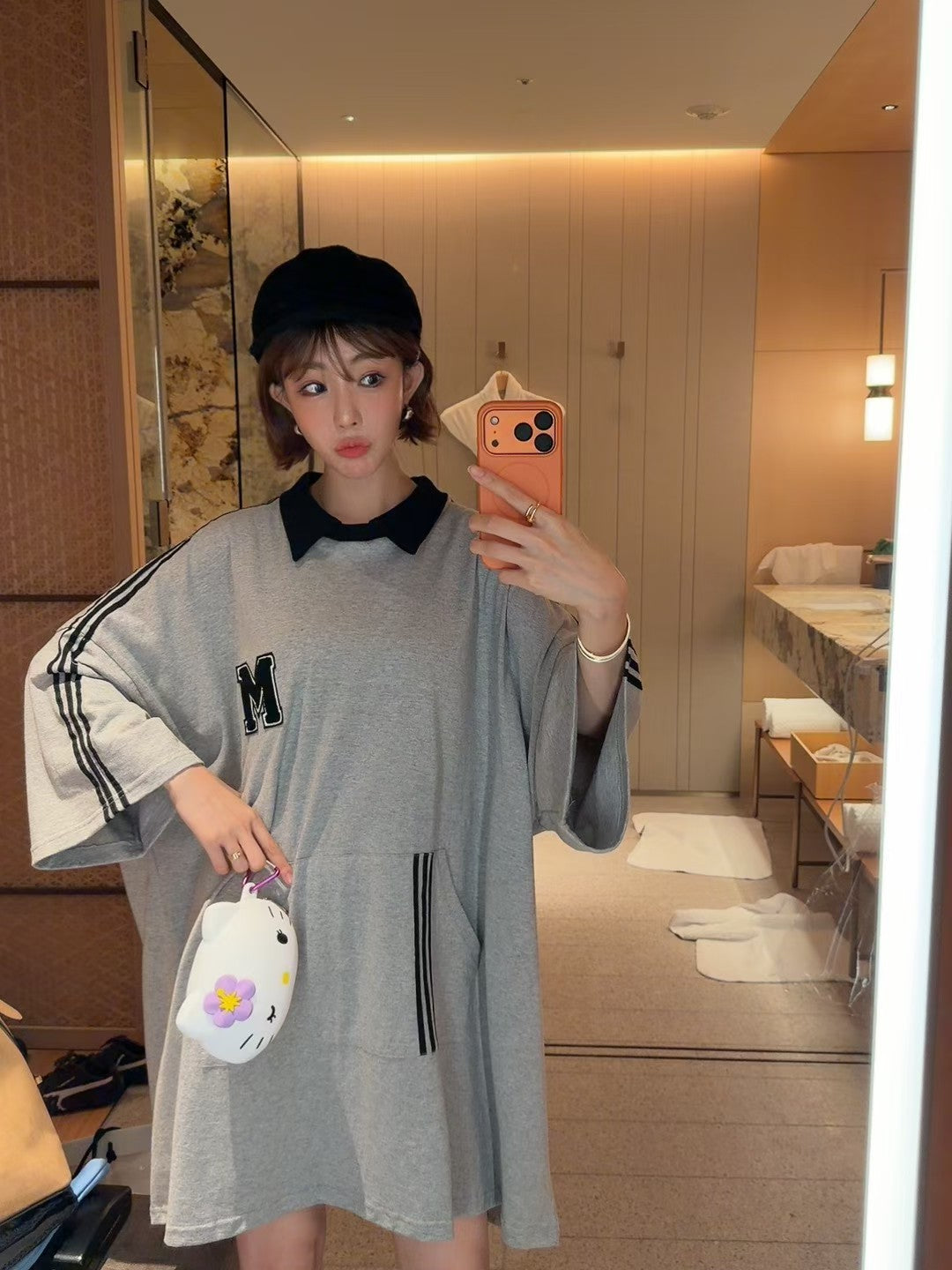 MS51074 Polo oversize one piece