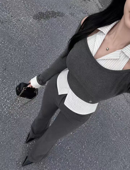 MS60921 Nymph collar blouse