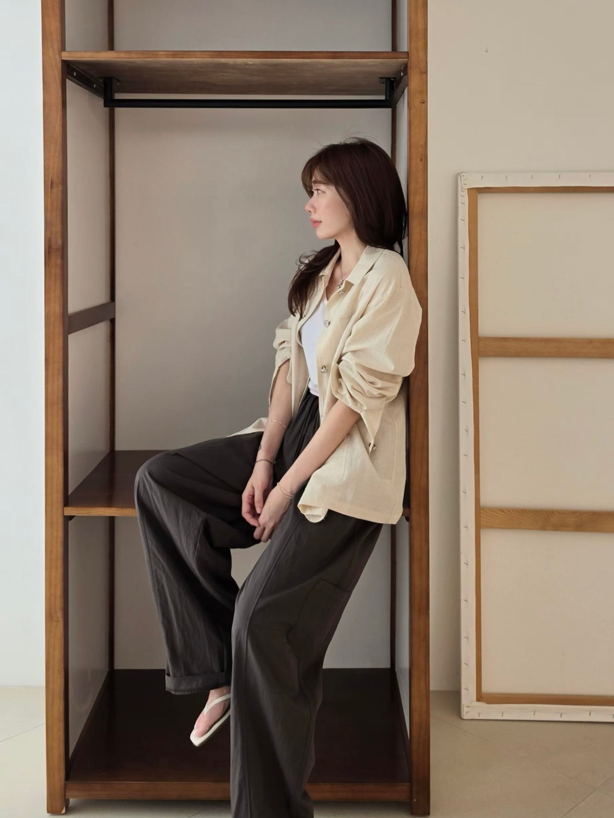 MS60901 Old money linen outer
