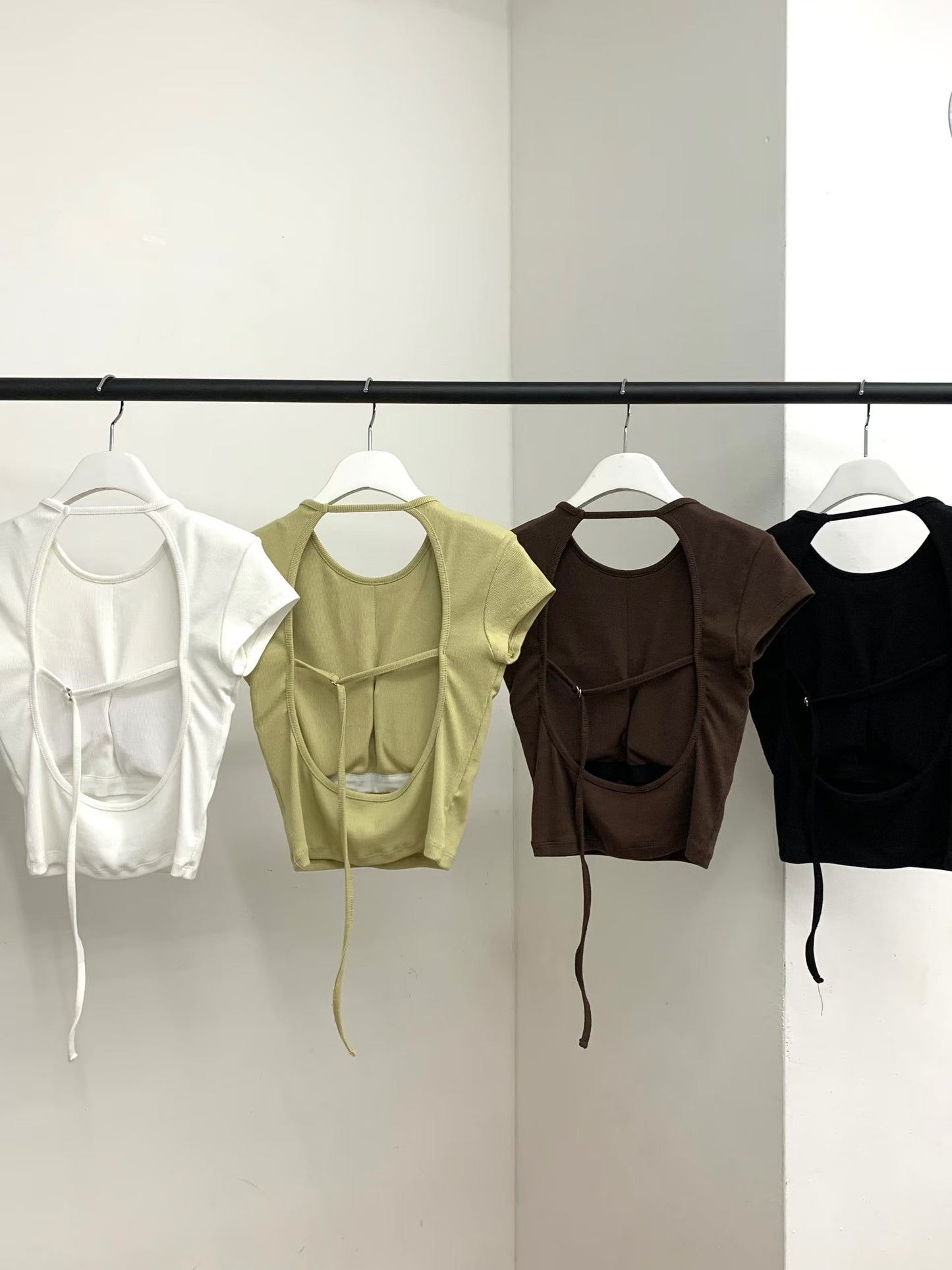 MS60414 Back whisper tie top
