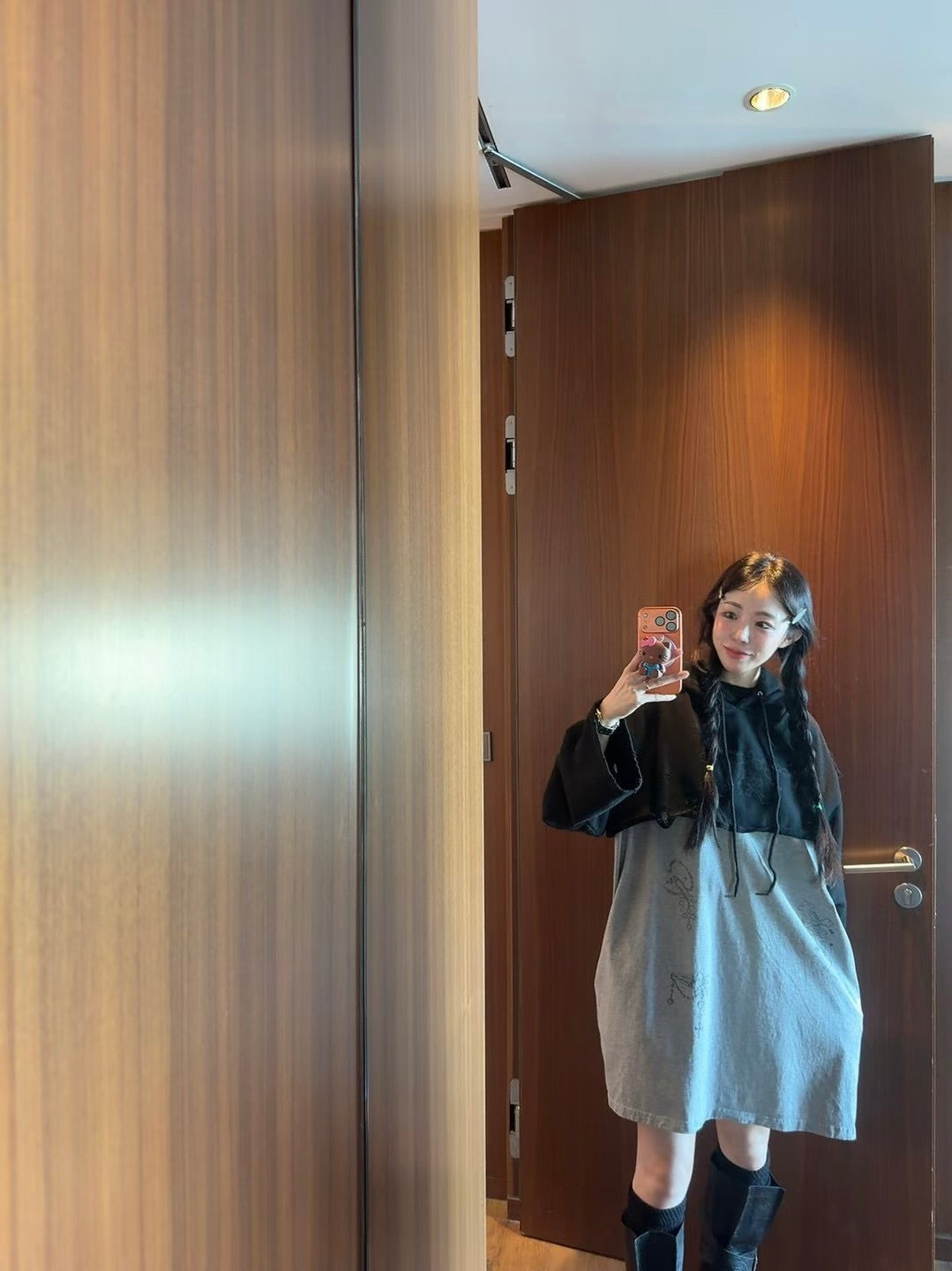 MS51131 Hoodie mix one piece