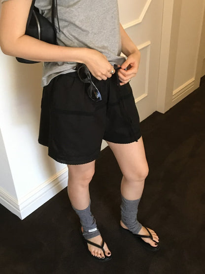 MS60548 Fancy lace shorts
