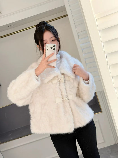 MS51252 Curly fur jacket
