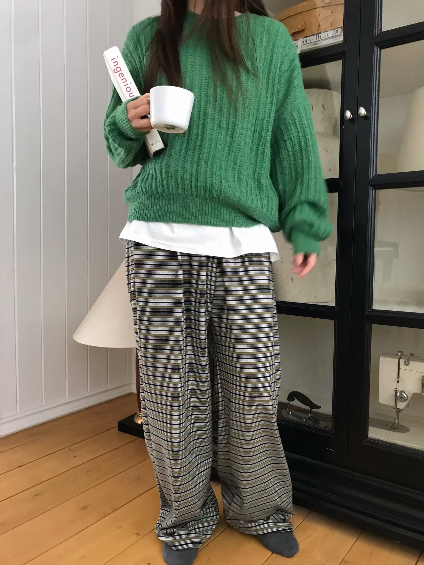 MS51067 Daily comfort cotton trousers