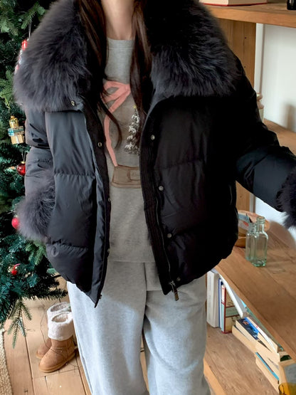 MS51228 Premium luxe fur duck down outer