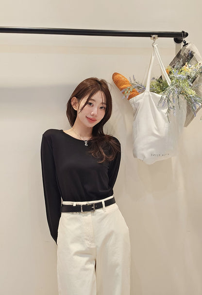 MS60320 Tencel basic tee
