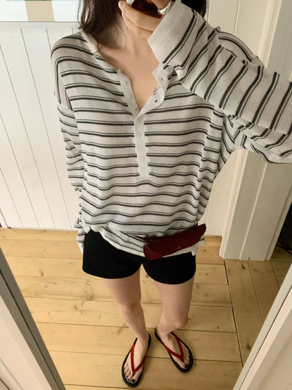 MS60455 Daily stripes long sleeve