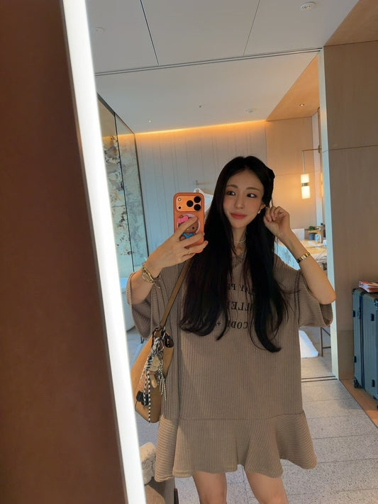 MS51073 Corduroy knit one piece