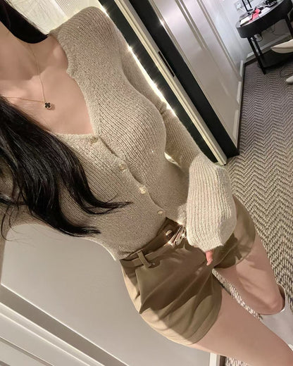 MS51205 Fiona V long sleeve top